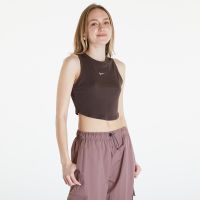 Nike Sportswear Essentials Women's Ribbed Cropped Tank Baroque Brown/ Sail L