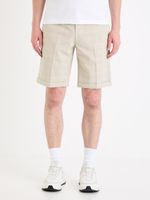 Celio Gocheckbm 30 Shorts Beige