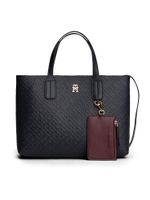TOMMY HILFIGER Ručna torbica  tamno plava / rubin crvena