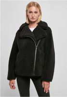 Women's Sherpa Biker Jacket black