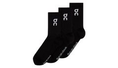 On Logo Sock High 3P Black Unisex - Nogavice On - Crna - 2UF10310553-S - Size: S