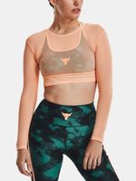 Under Armour Project Rock Sheer Mesh LS Top narančasta