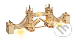 Svítící Tower Bridge (3D dřevěné puzzle) - puzzle z kategorie 3D puzzle