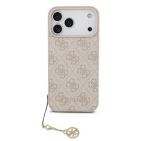 GUESS 4G CHARME Ovitek z obeskom Apple iPhone 17 Pro Max PINK