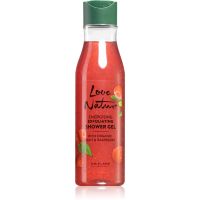 Oriflame Love Nature Organic Mint & Raspberry eksfoliacijski gel za prhanje 250 ml