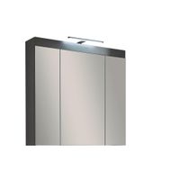 MID.YOU ZRKADLOVÁ SKRINKA, grafitová, grafitová, 80/77/17 cm