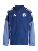 ADIDAS PERFORMANCE Sportska jakna 'FC Schalke 04'  plava / sivkasto plava / bijela