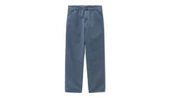 Carhartt WIP Single Knee Pant Stone Blue Muži - Kalhoty Carhartt WIP - Modrá - I026463_0WA_FH-33-32 - Size: 33-32
