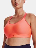 Under Armour UA Infinity Mid Covered Sport Büstenhalter Orange