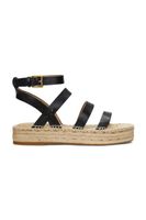 Kožené espadrilky Lauren Ralph Lauren Polly Gldtr