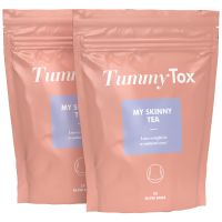 2x Skinny Me Tea mit Pu-Erh-Tee - Tee zum Abnehmen für einen Flachen Bauch. 2x 20 Teebeutel | TummyTox