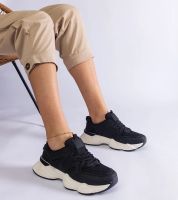 Gemre Black women's sporty sneakers Imperio