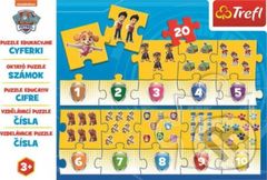 Tlapková patrola / Čísla - puzzle z kategorie Naučné puzzle