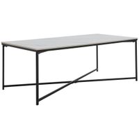 Livetastic KONFERENČNÝ STOLÍK, čierna, biela, kov, keramika, 120/60/43 cm