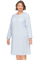 Noční košile Martel Basia III - bavlna Světle modrá 3XL