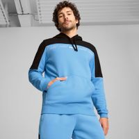 Puma Around The Block Hoodie Herren | Mit Color Blocking | Light Blue | Größe: 3XL