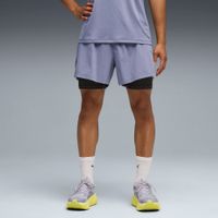 PUMA Dreamrun 2-in-1 dryCELL 5" Laufshorts Herren, Kleidung, Grau, XS