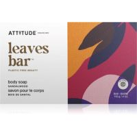 Attitude Leaves Bar Body Soap Feinseife für den Körper Sandalwood 113 g