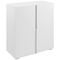 MID.YOU KOMODA, biela, 76/84/37,5 cm