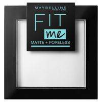 Maybelline New York пудра за лице - Fit Me Matte & Poreless Powder - 90 Transcluent