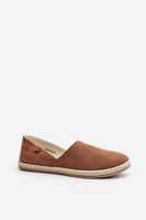 PE1 Női velúr Espadrilles barna Vulcano