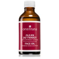 Orientana Japanese Rose & Saffron Face Oil подмладяващо олио за лице 50 мл.