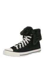 CONVERSE Visoke tenisice 'CTAS FOLD OVER'  crna