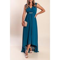 Elegantna Midi Haljina Graciana, Petrol