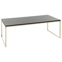 MID.YOU KONFERENČNÝ STOLÍK, čierna, zlatá, kompozitné drevo, 120/60/45 cm