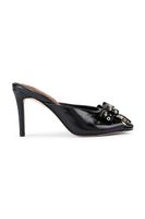 Kurt Geiger London șlapi de piele Belgravia Stud Bow Mule