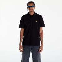 T-shirt Carhartt WIP Short Sleeve Chase Pique Polo T-Shirt UNISEX Black/ Gold XXL