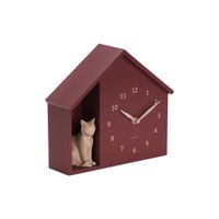 Karlsson NÁSTENNÉ HODINY bordová 24.9/27 cm