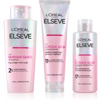 L’Oréal Paris Elseve Glycolic Gloss výhodné balenie na vlasy 3 ks
