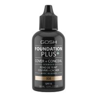 GOSH COPENHAGEN Foundation Plus+ make-up - 008 golden 30ml