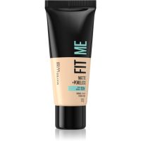 Maybelline Fit Me! Matte+Poreless pórusösszehúzó és mattító alapozó normál és olajos bőrre árnyalat 110 Porcelain 30 ml