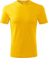 MALFINI® Unisex 100 % bavlněné tričko Classic Malfini 160 g/m Barva: Žlutá, Velikost: L