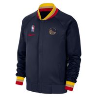 Nike Dri-FIT NBA Golden State Warriors Showtime City Edition Jacket - Pánske - Bunda Nike - Modré - FV9968-419 - Veľkosť: M
