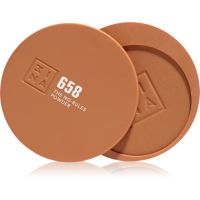 3INA The No-Rules Powder multifunktionales Make-up für Augen, Lippen und Gesicht Farbton 658 - Warm honey beige, matte bronzer 8 g