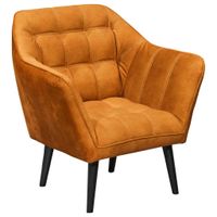 MID.YOU KOKTAILOVÉ KRESLO, textil, kompozitné drevo, medená
