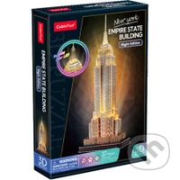 Puzzle 3D s LED Noční edice: Empire State Building - puzzle z kategorie 3D puzzle