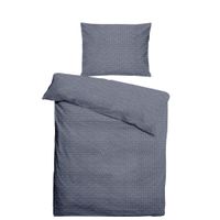 POSTEĽNÁ BIELIZEŇ, flanel, modrá, 140/200 cm