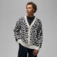 Jordan Flight Heritage Cardigan Phantom - Pánske - Mikina Jordan - Čierne - DV7573-030 - Veľkosť: M