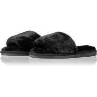 Notino Luxe Collection Fluffy slippers παντόφλες Black