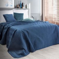 Eurofirany Unisex's Bedspread 423450 Navy Blue