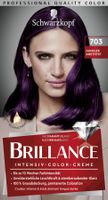 Schwarzkopf Brillance hajfesték - Intensive Color Cream - 703  Dark Amethyst