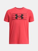 Under Armour UA B Tech WM Logo SS Koszulka Czerwony