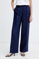 Sisley pantaloni pentru femei din in