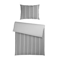 Bio:Vio OBOJSTRANNÁ POSTEĽNÁ BIELIZEŇ, renforcé, sivá, strieborná, 140/200 cm