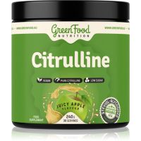 GreenFood Nutrition Citrulline Präparat zur Förderung von Sportleistungen Geschmack Juicy Apple 240 g