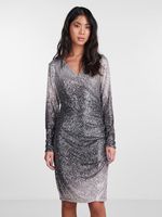 Pieces Delphia Kleid Grau